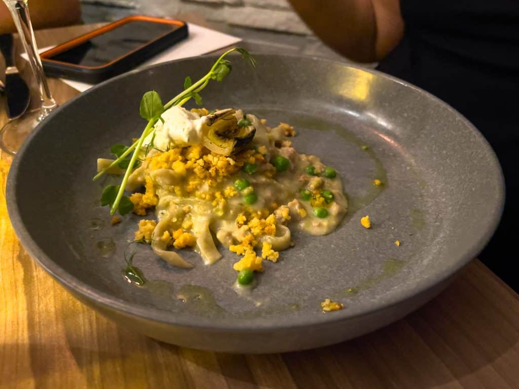 Pâtes aux pois du Quai360
