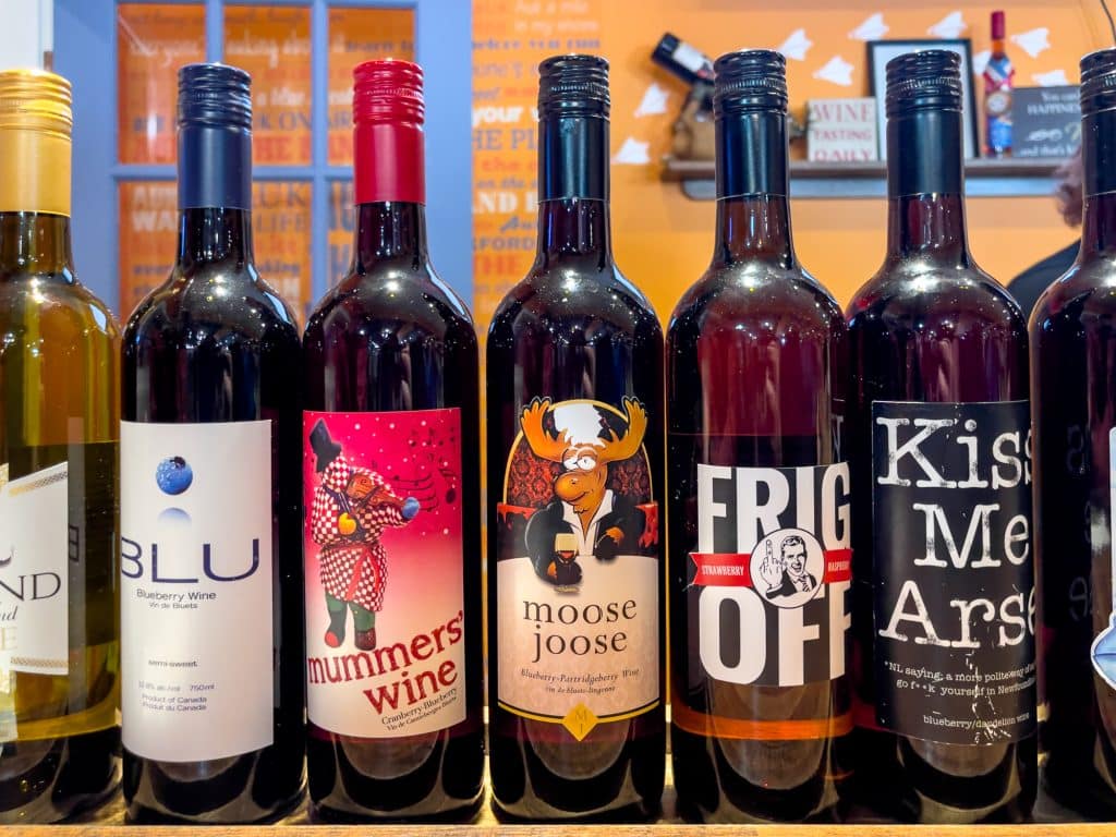 Vins de fruits de la Great Auk Winery