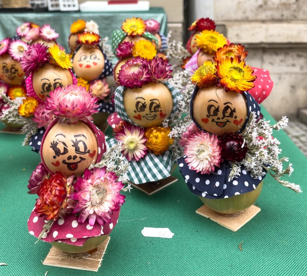 Bonhommes au festival de l'oignon de Weimar