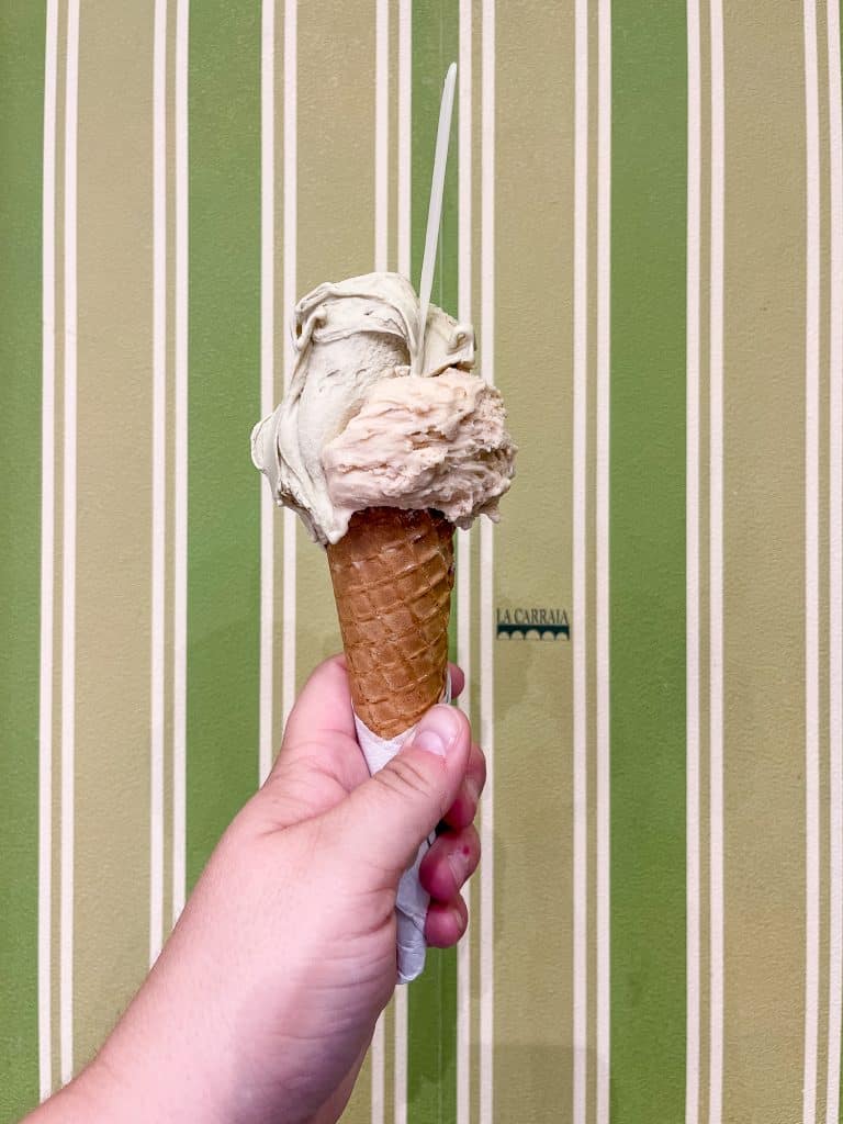 Cornet de crème glacée La Carraia