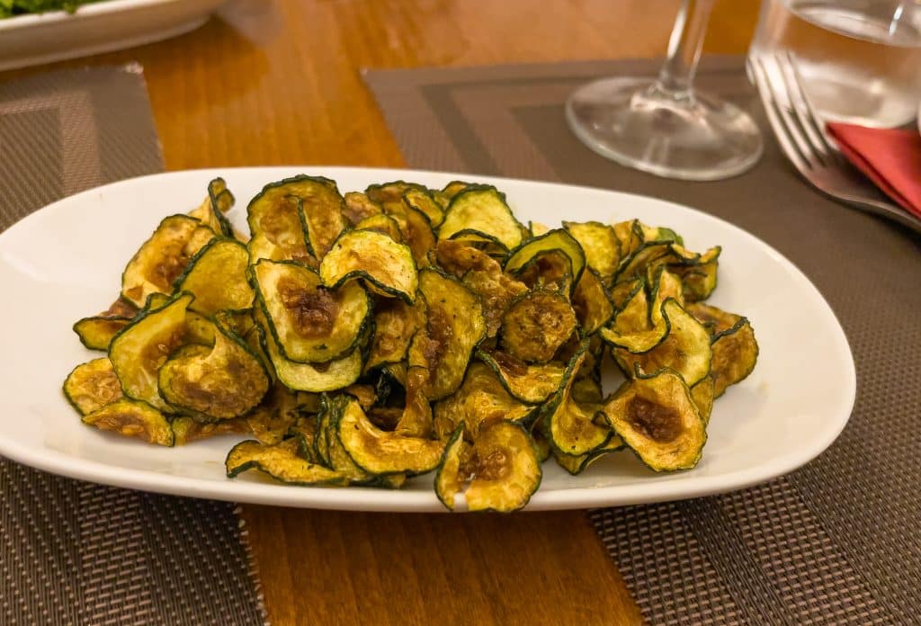 Courgettes grillées au Club culinario toscano da Osvaldo