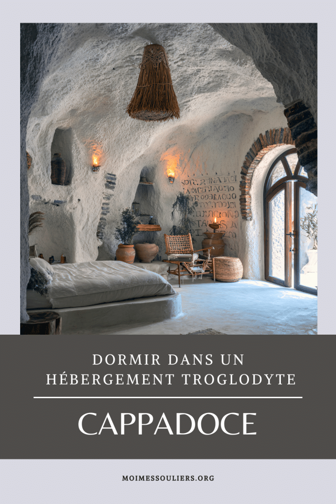Dormir dans un hébergement troglodyte en Cappadoce