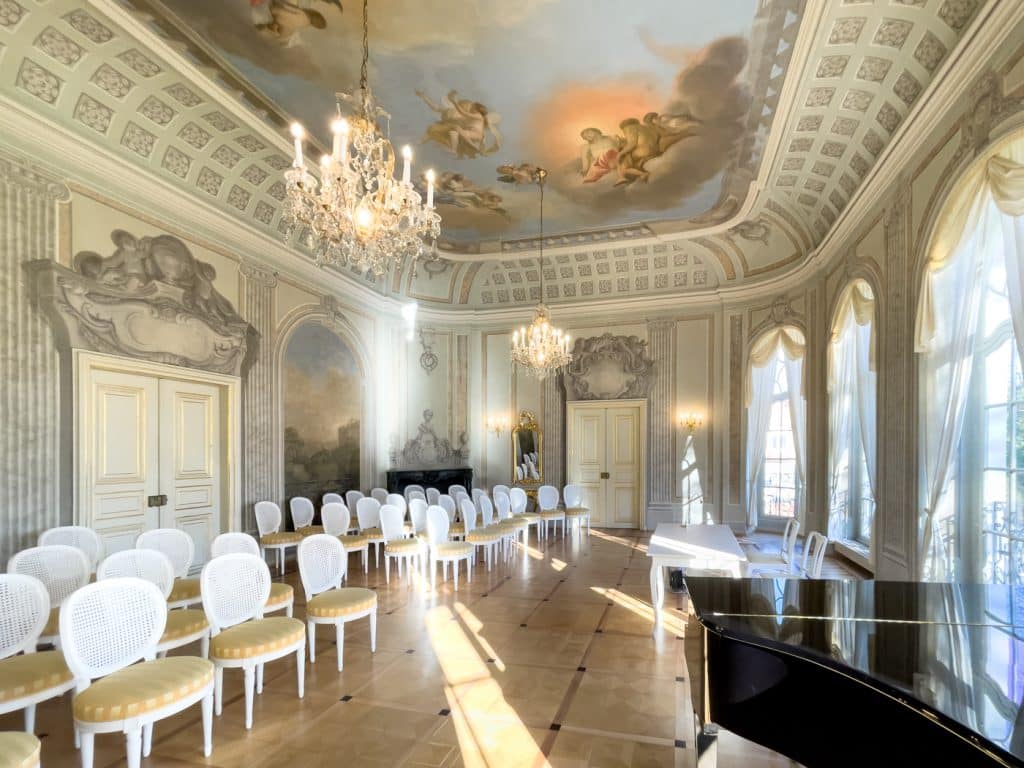 Intérieur du château de Gohlis de Leipzig