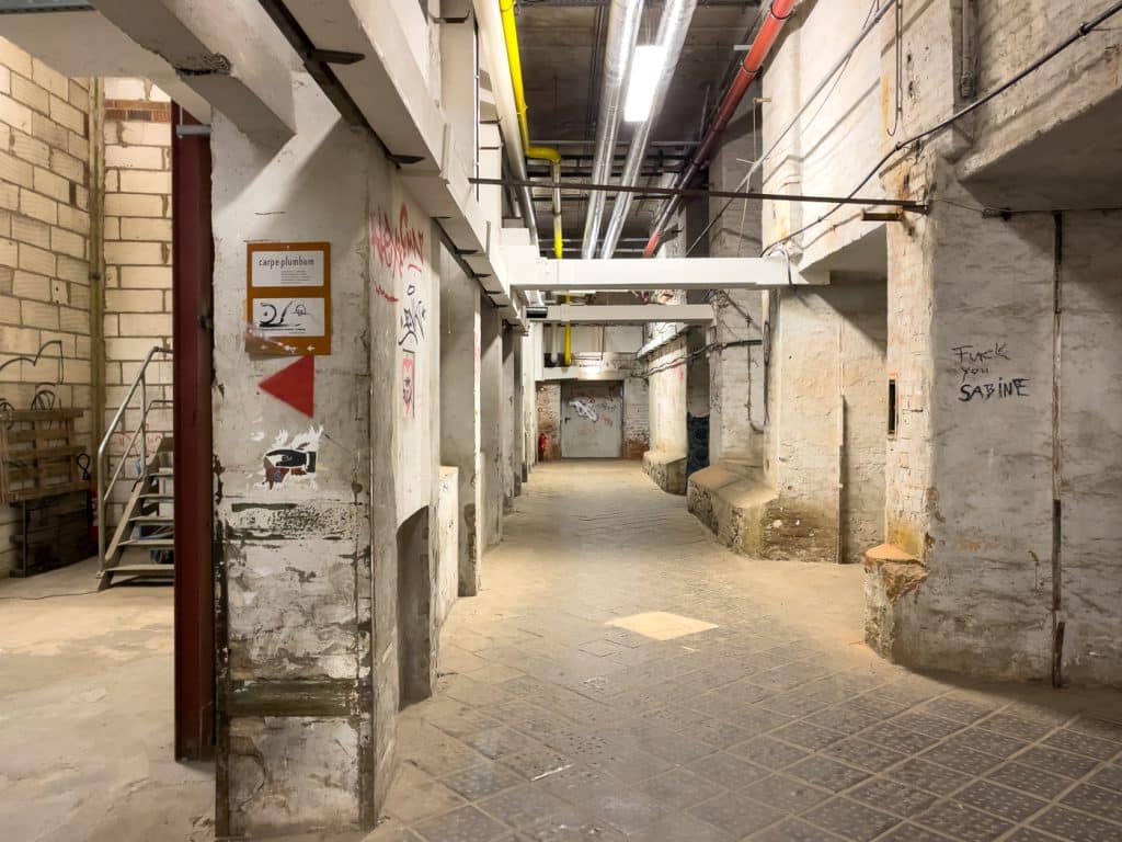 Intérieur industriel de la Leipziger Baumwollspinnerei