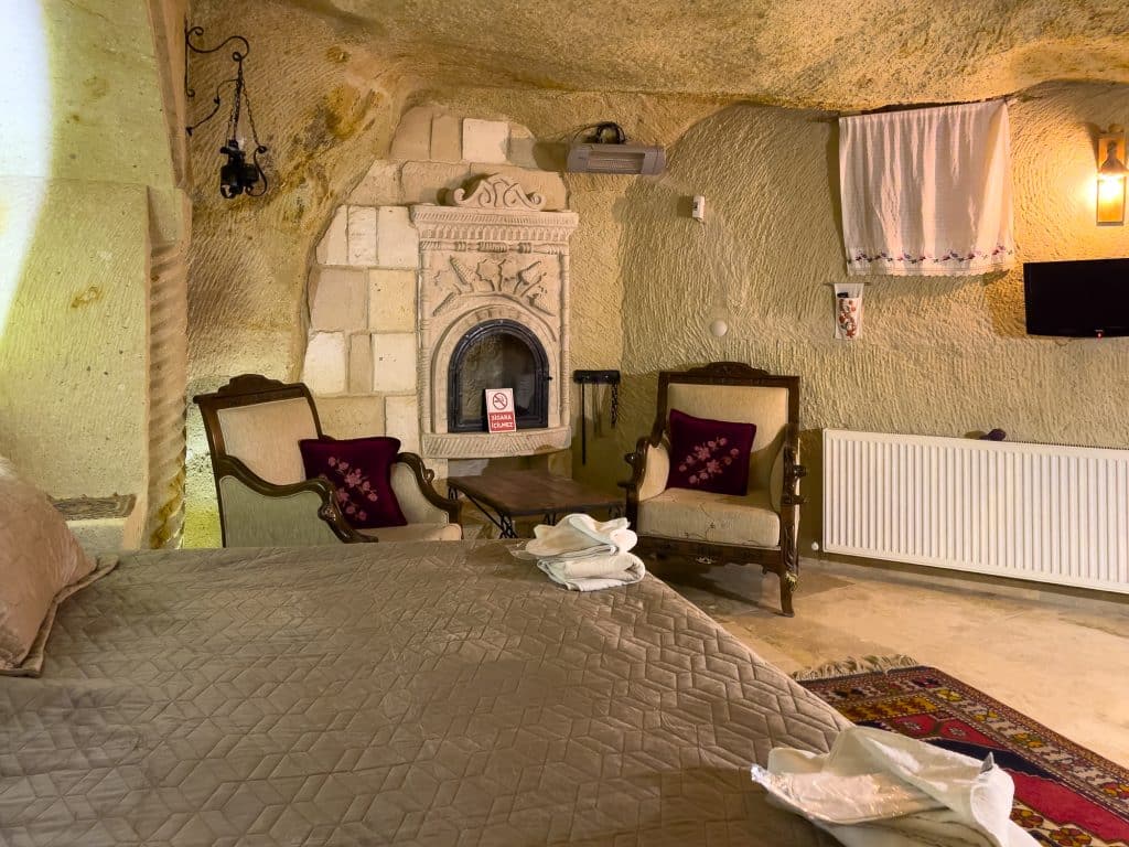 Lit de l'Hotel Jerveni Cave