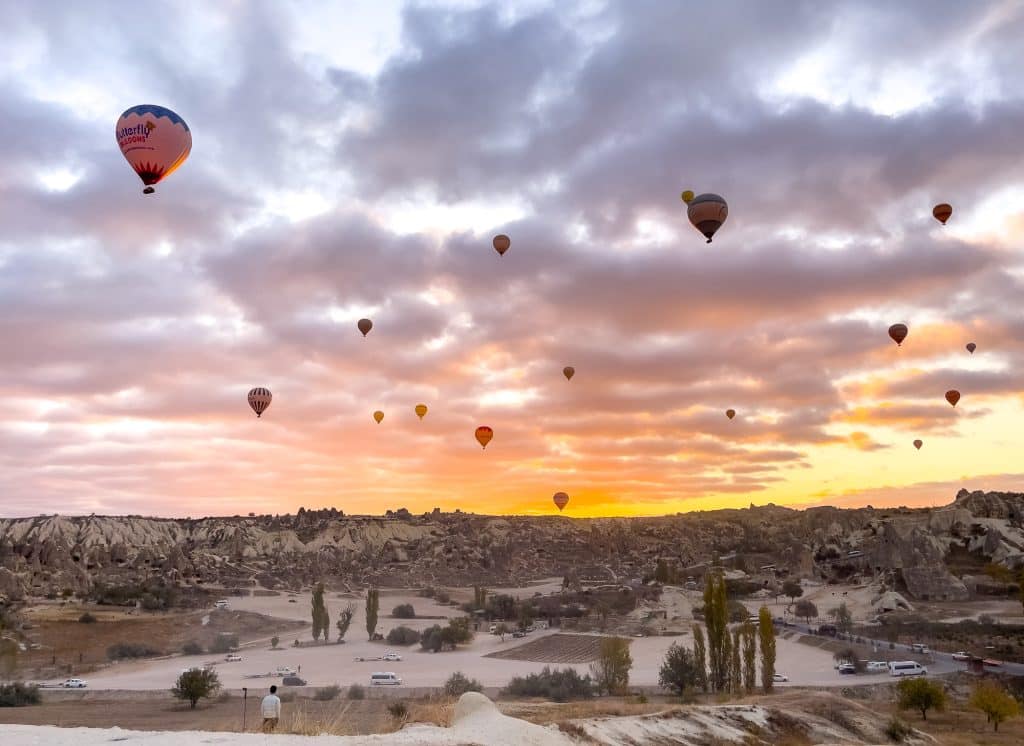 Montgolfières en Cappadoce en Turquie