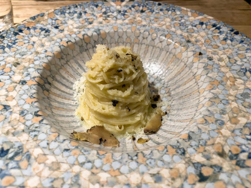 Pâtes fraîches à la truffe chez Simbioso avec Eating Europe Florence