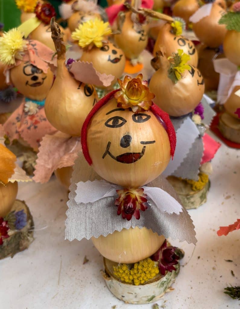 Personnage au festival de l'oignon de Weimar