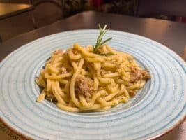 Pâtes pici du Ristorante Santa Maria