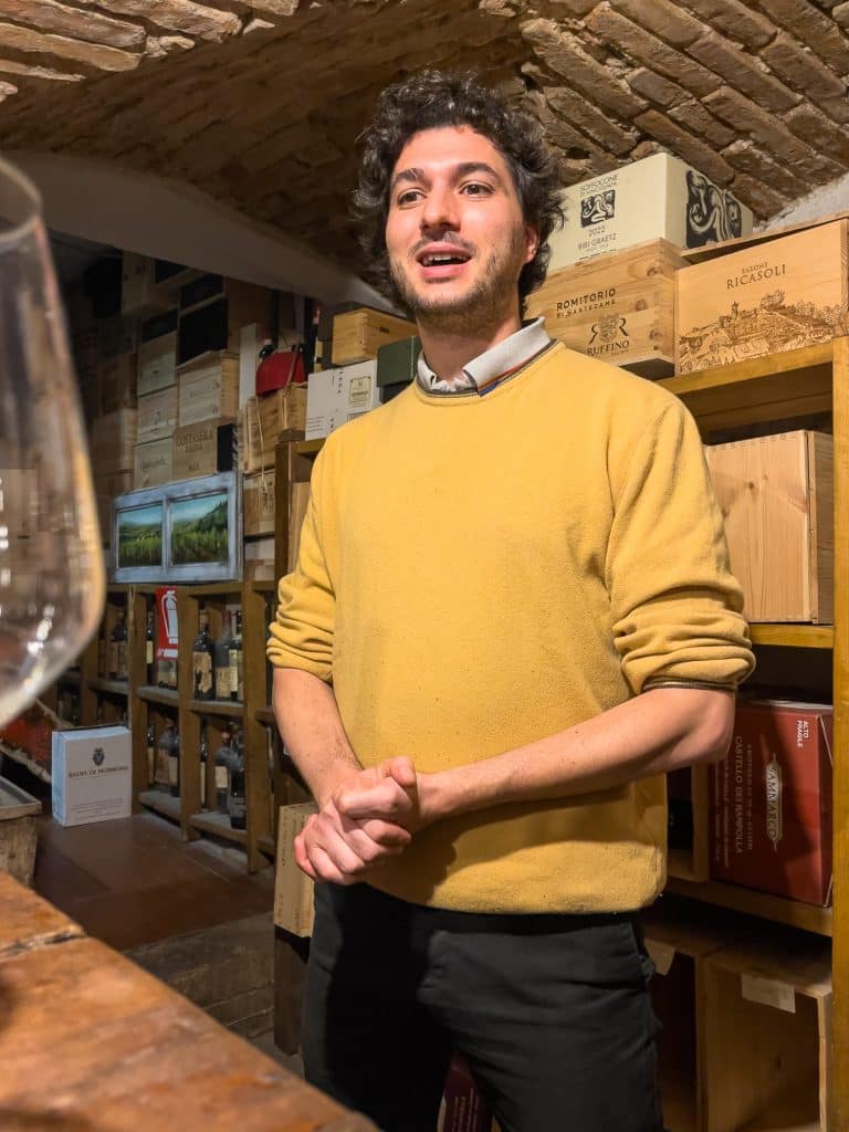 Présentation sur le vin aux Fratelli Zanobini