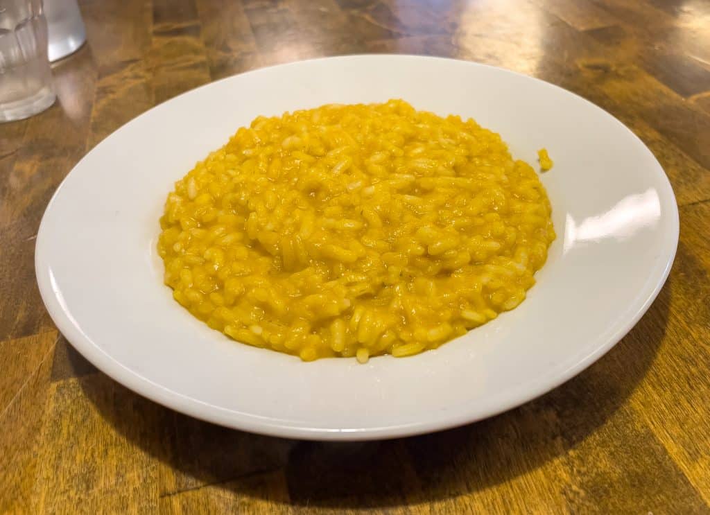 Risotto du restaurant Numeroundici