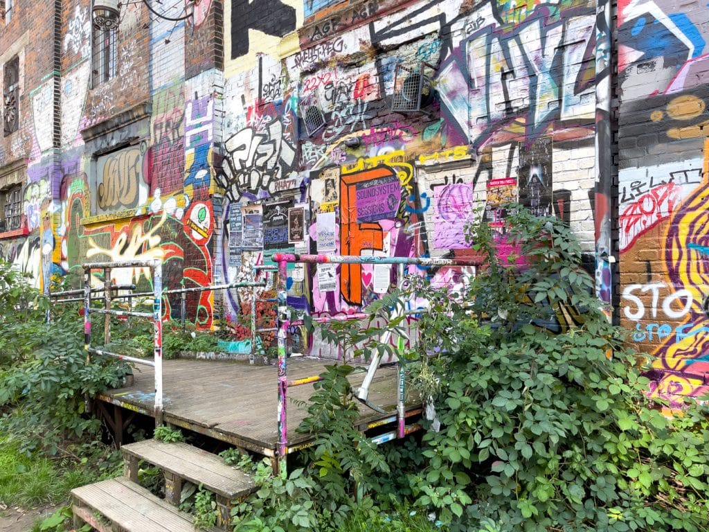 Ruelle d'art de rue à Plagwitz