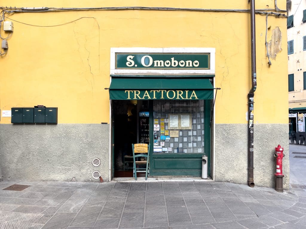 Trattoria où manger à Pise