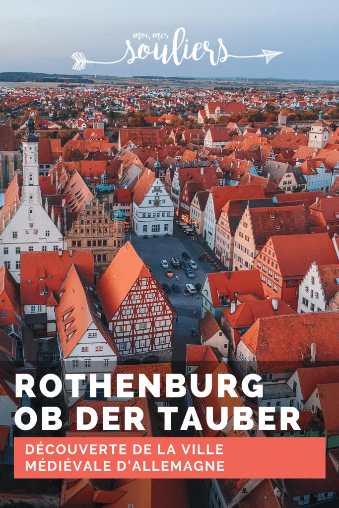 Découverte de la ville médiévale d'Allemagne: Rothenburg Ob Der Tauber