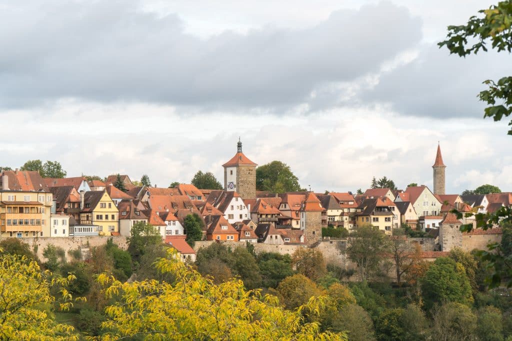 panorama de Rothenburg ob der Tauber