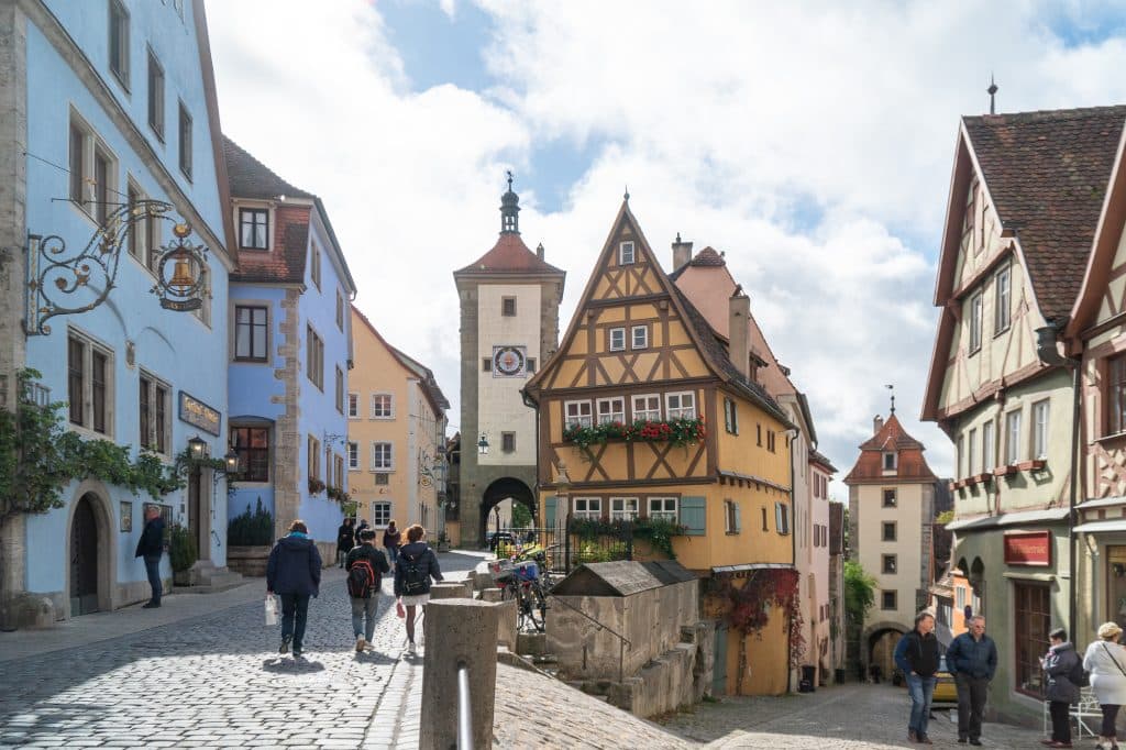 Plönlein, attrait principal à voir à Rothenburg