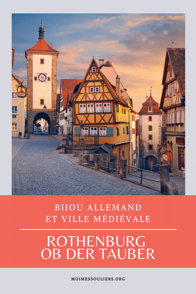 Rothenburg Ob Der Tauber, bijou Allemand