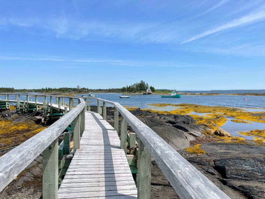 Boardwalk et promenade à Blue Rocks