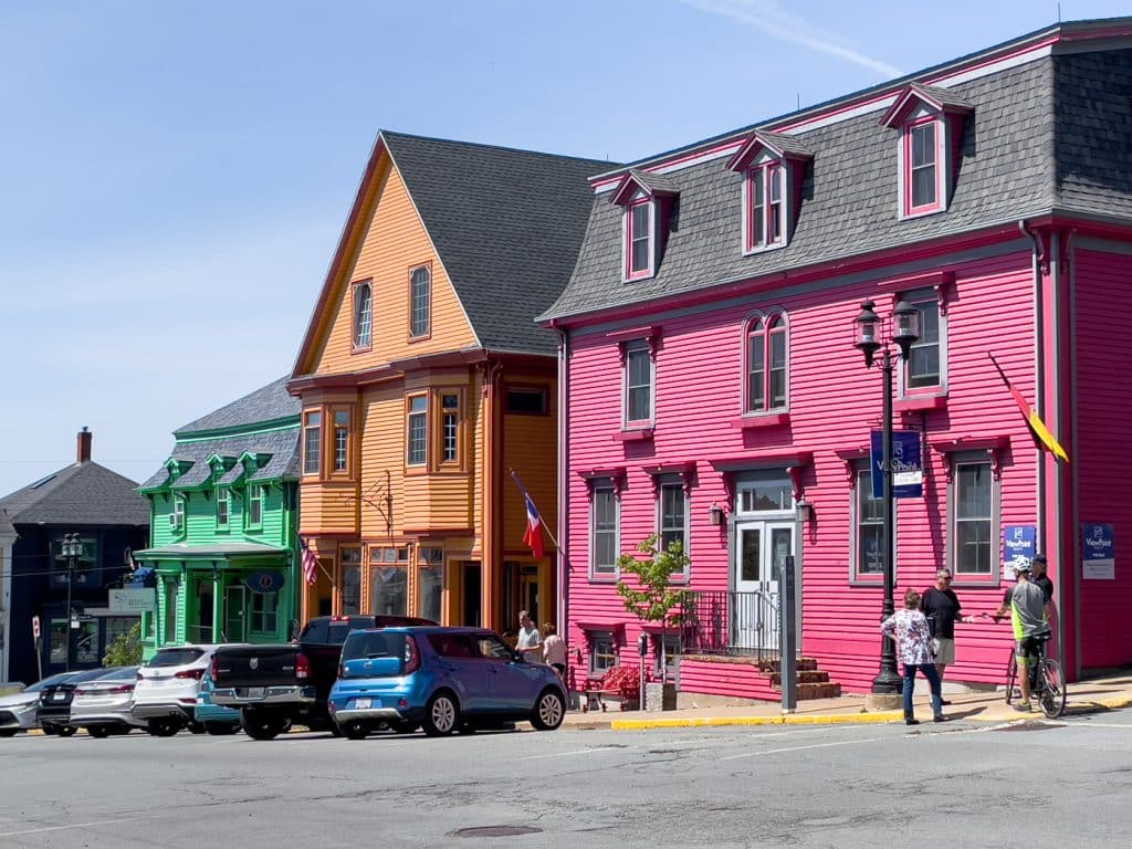 UNESCO fresco, trio de bâtisses de Lunenburg
