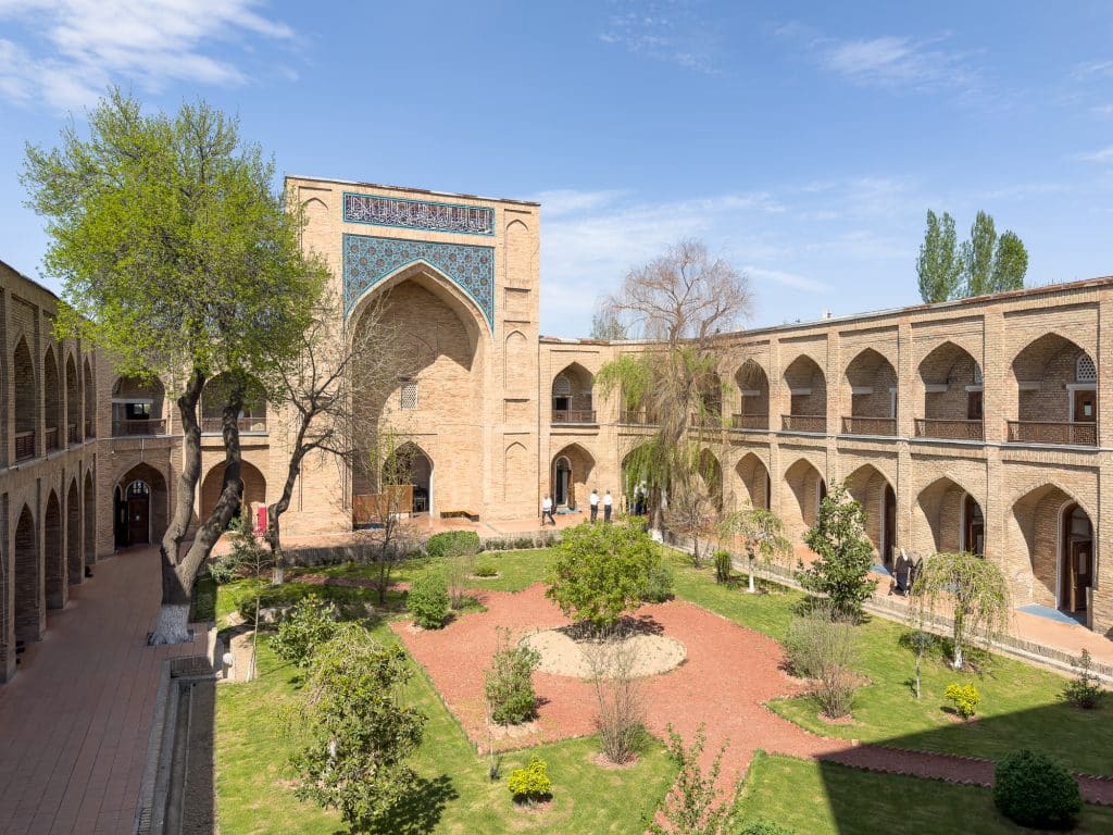 Cour intérieure de la médersa Kukeldash de Tachkent