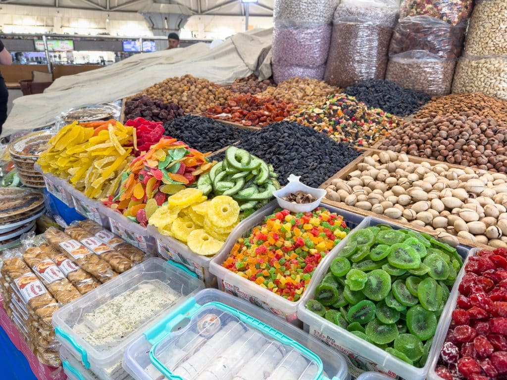 Fruits séchés du marché de Chorsu