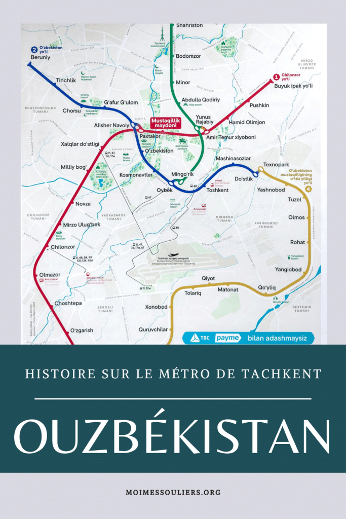 Histoire sur le métro de Tachkent en Ouzbékistan