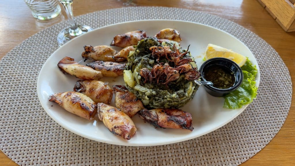 Calmars du restaurant Drijen