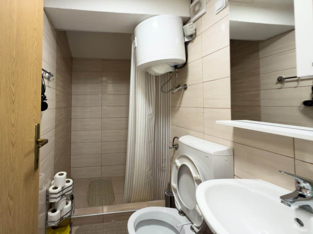 Salle de bains de l'Appartement Aura City à Visoko