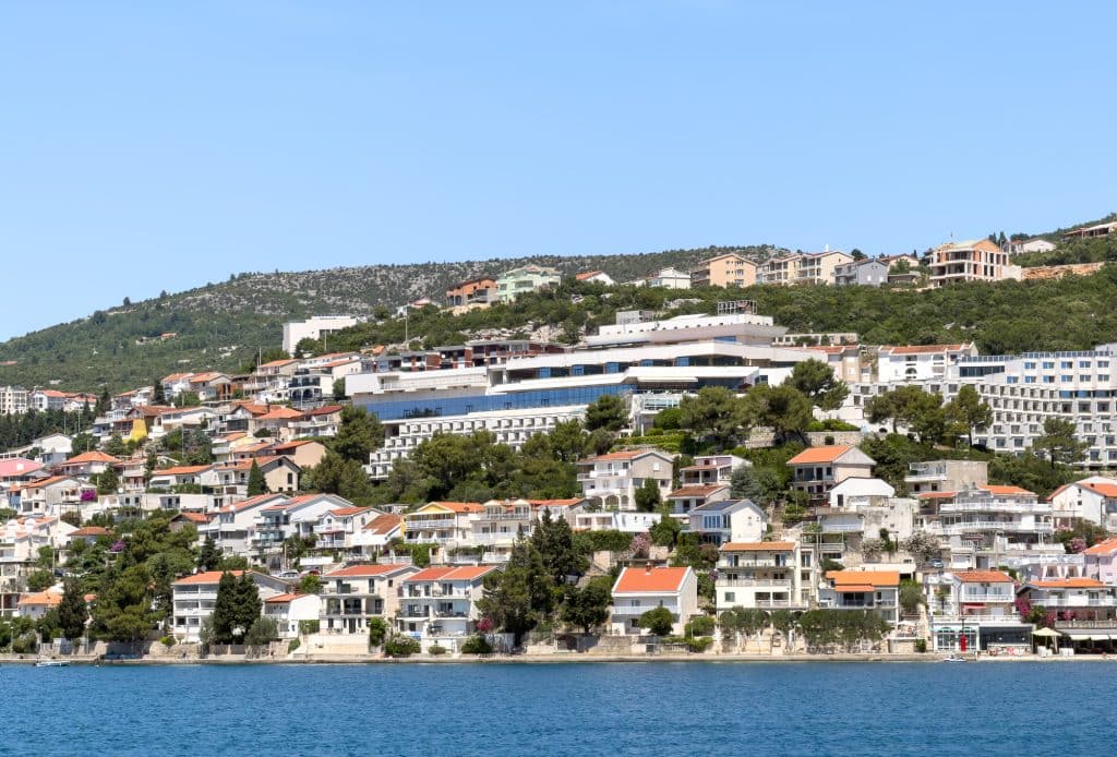 Vue sur Neum en Bosnie-Herzégovine