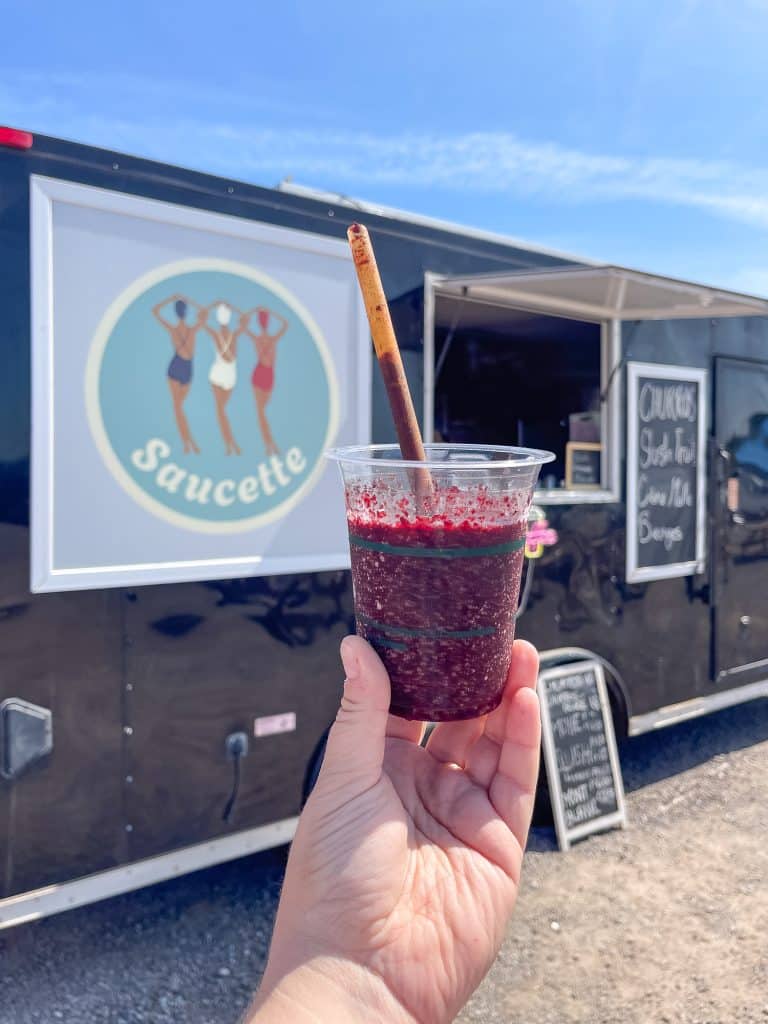 Boisson au Saucette food truck