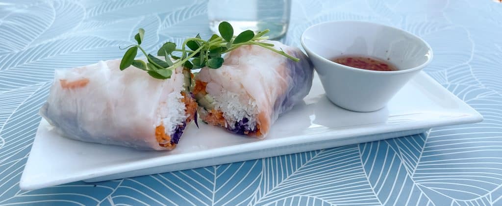 Rouleaux asiatiques de la Buvette de la Sirène de Grande-Entrée