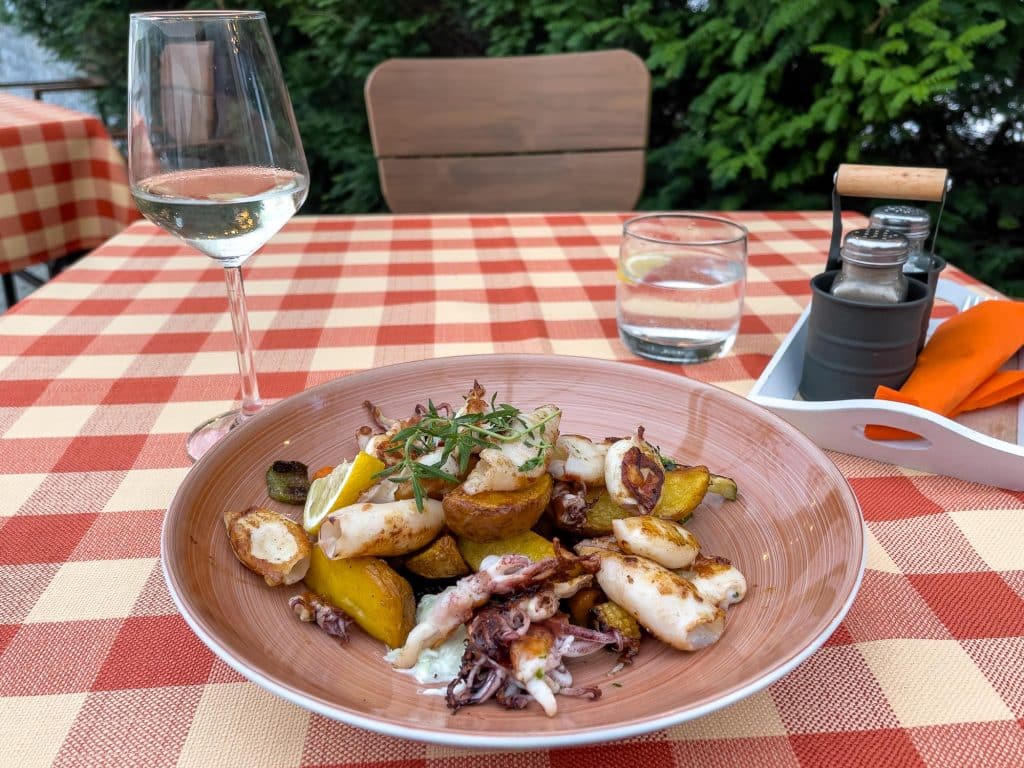 Calmars grillés à Ptuj