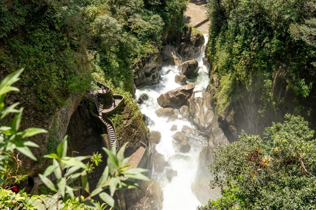 Cascades et chutes du Pailon del Diablo