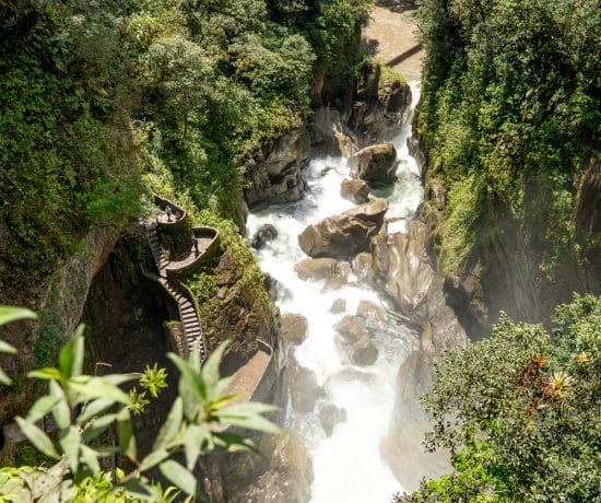 Cascades et chutes du Pailon del Diablo
