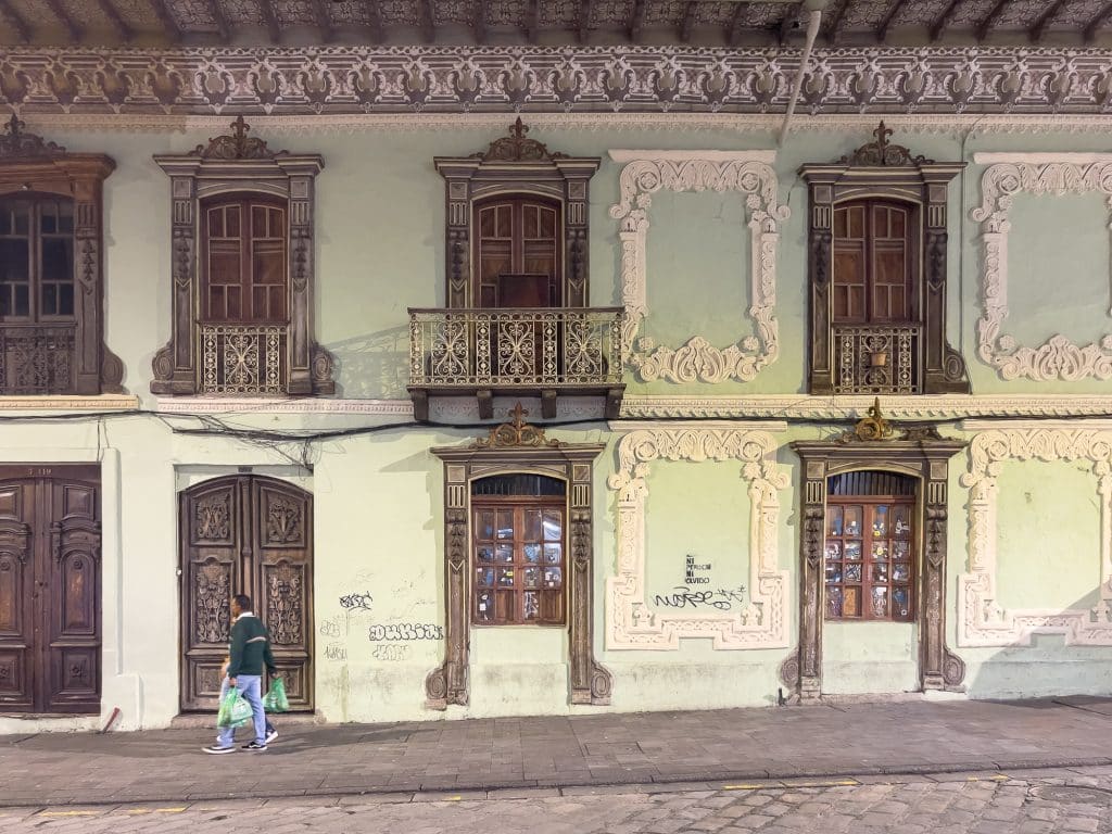 Édifice colonial à Quito
