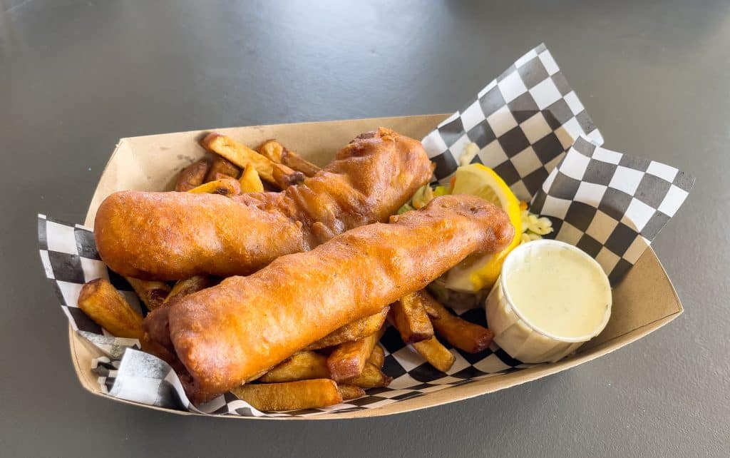 Fish n chips de l'Effet Mer à La Grave