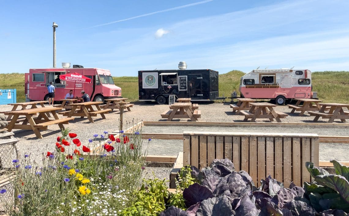 Food truck à la plage des pédalos de Fatima