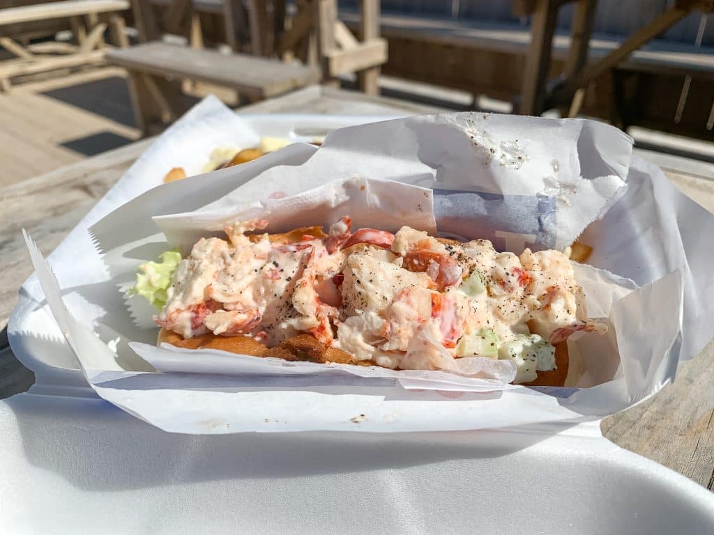 Guédille de homard au Fish Shack Cap Dauphin