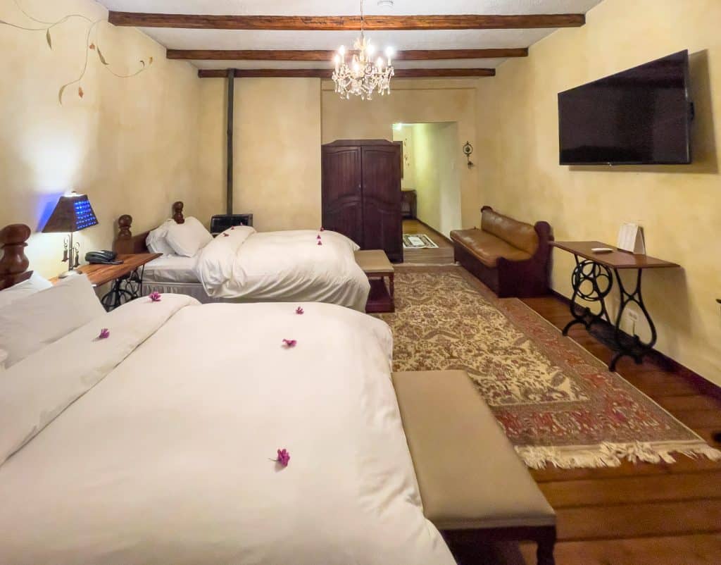 Ma chambre à l'Hosteria La Andaluza