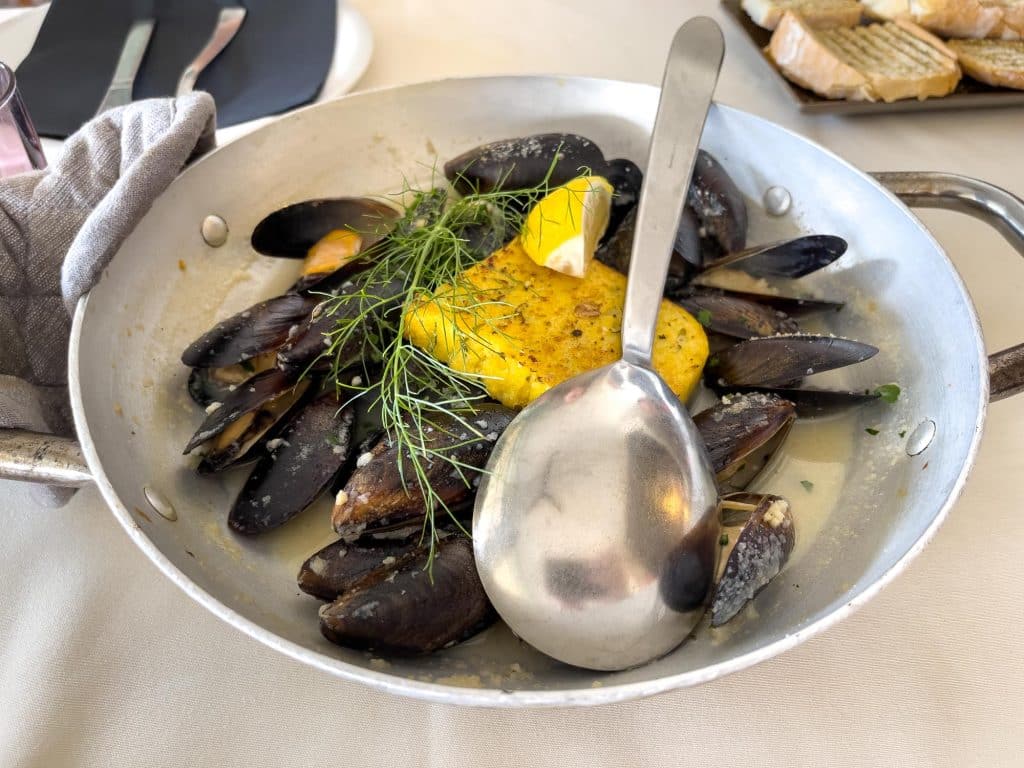 Moules au restaurant Ivo à Piran