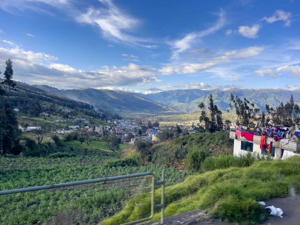 route jusqu'à Riobamba