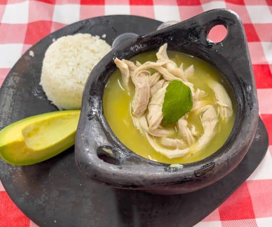 Soupe ajiaco à Bogota en Colombie