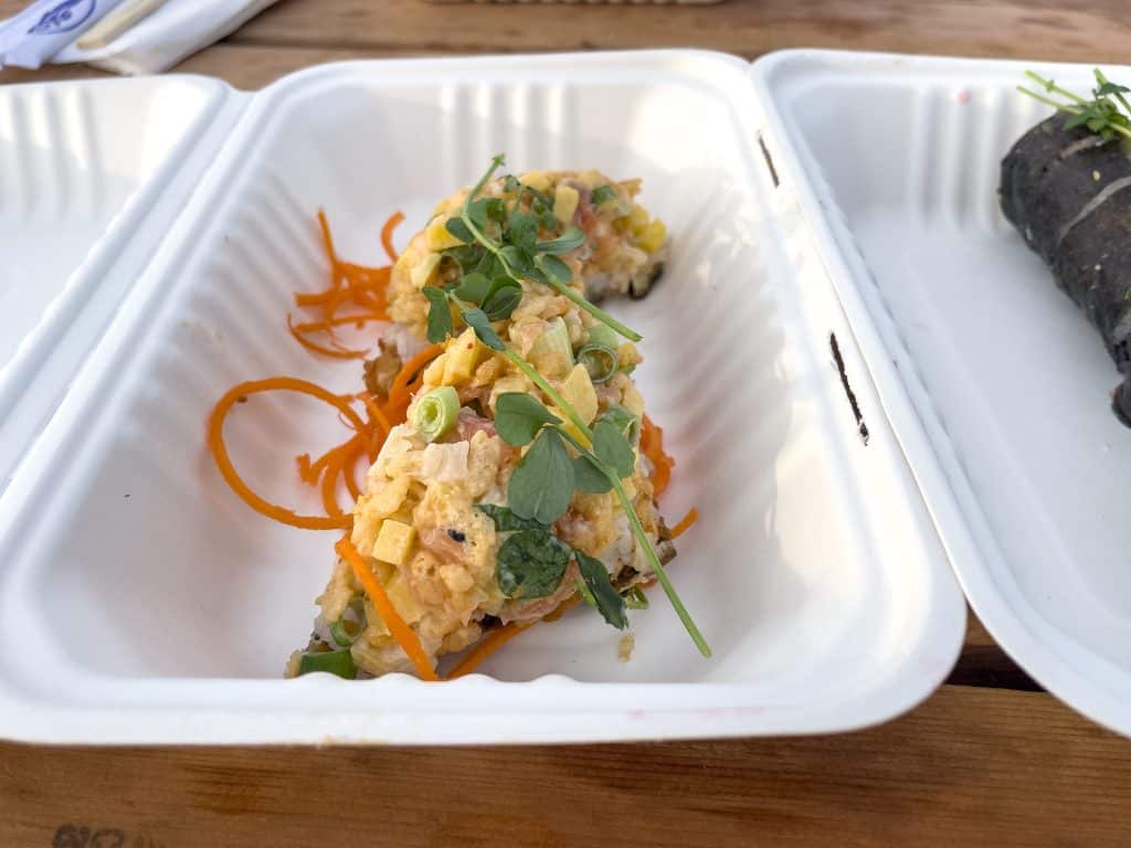 Sushis aux îles de la Madeleine au Makilinot