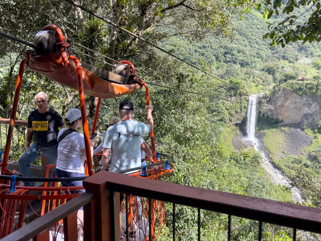 tarabita San Pedro de la route des cascades