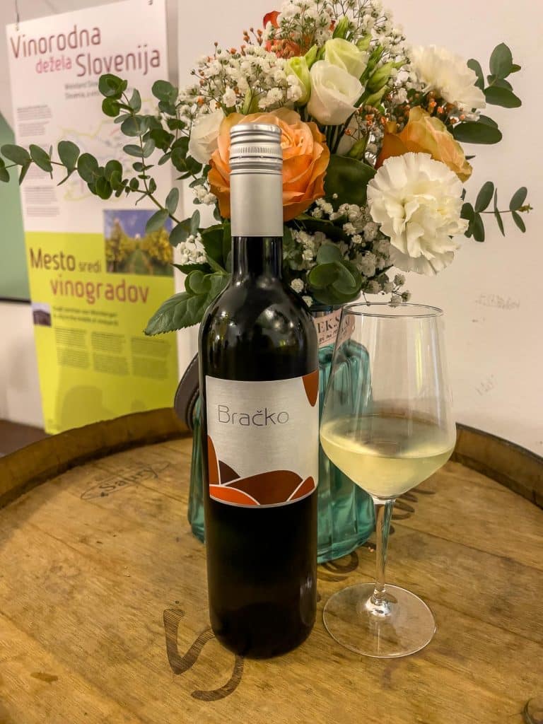 Vin rouge Bracko en Slovénie