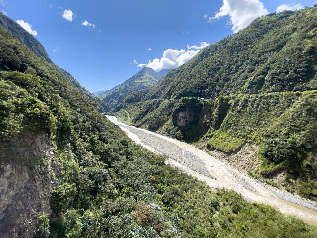 Vue de la tarabita San Pedro