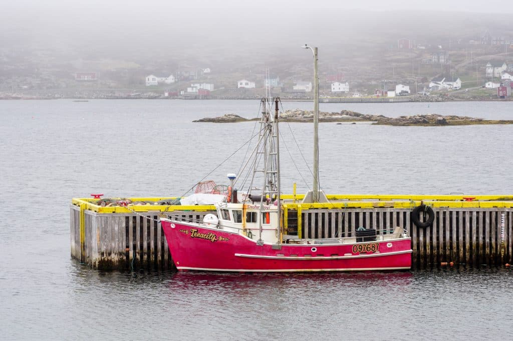bateau de pêcheur au quai de Fogo