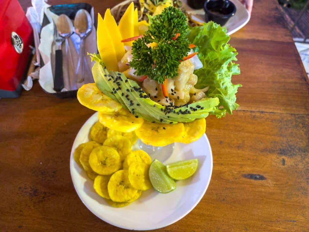 Ceviche à Minca