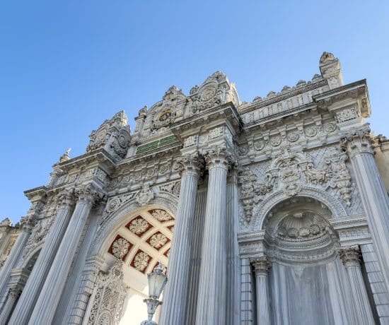 Façace du Palais Dolmabahce à Istanbul