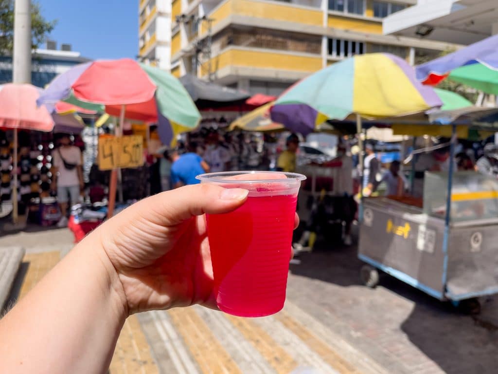 Jus de corozo à Santa Marta